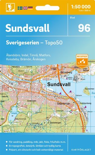 Bild på 96 Sundsvall Sverigeserien Topo50