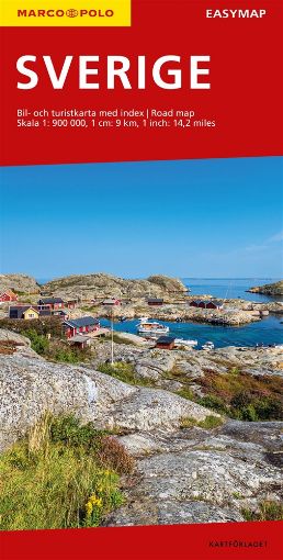 Bild på Sverige EasyMap MarcoPolo 1:800 000